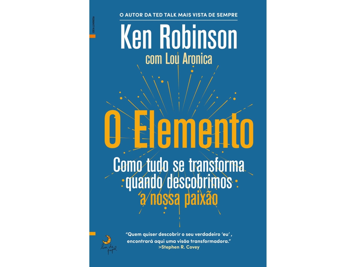 Libro O Elemento de Ken Robinson e Lou Aronica (Portugués)