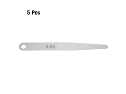 5 Galgas De Espesores Métricas De 0,06 Mm