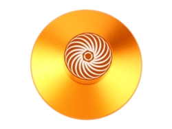 Abrazadera Estabilizadora De Vinilo Aluminio Para Tocadiscos Peso Microfibra Mejora Sonido 79mm
