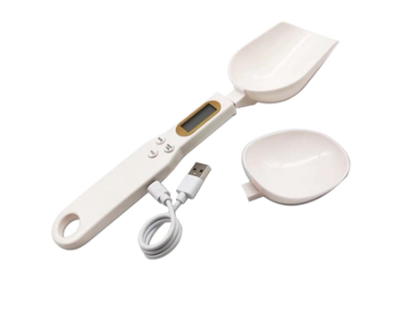 GEYECETE Balanza Cuchara Electronica de Cocina 2 Piezas