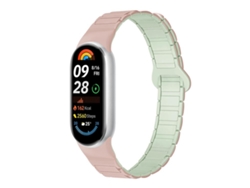 Pulsera para Xiaomi Smart Band 10/9/8 - Silicona magnética - Con tres esferas