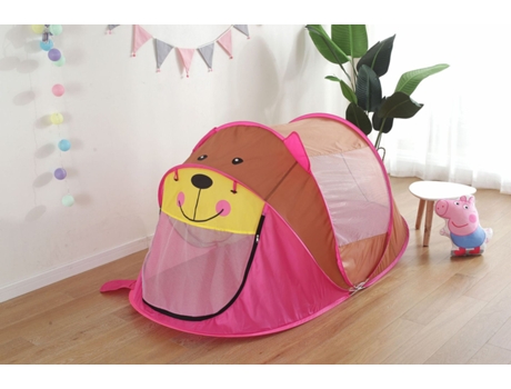 Casa de juegos interior con tienda plegable para niños