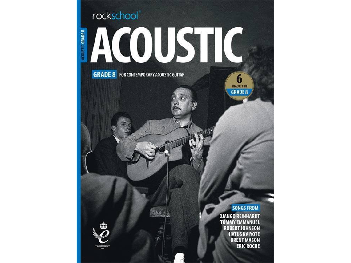 Libro ROCKSCHOOL Acoustic - Grade 8 2019 (Para Guitarra Acústica - Idioma: Inglés)