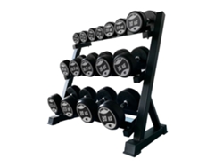 Set Mancuernero Mancuernas Redondas 2,5kg A 20kg Fitness Tech