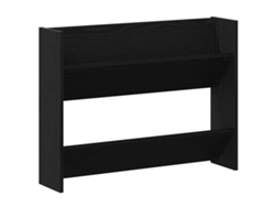 Zapatero de roble negro 85 x 18 x 90 cm MAISON EXCLUSIVE