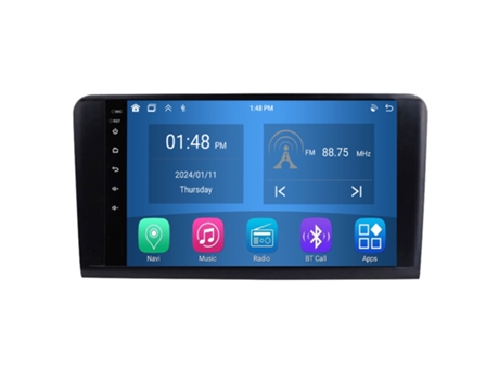 Autoradio 4GB RAM64GB ROM ROVERONE para Mercedes Benz ML GL ML350 GL320 X164 2005 - 2009 CarPlay Android Coche Radio Bluetooth Navegación