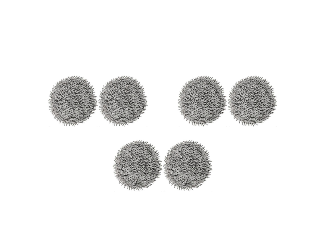 6pcs For Dreame Bot W10/w10 Pro Mop Pad Spare Parts Robot Vacuum Cleaner Mop Cloths Replacement Accessories
