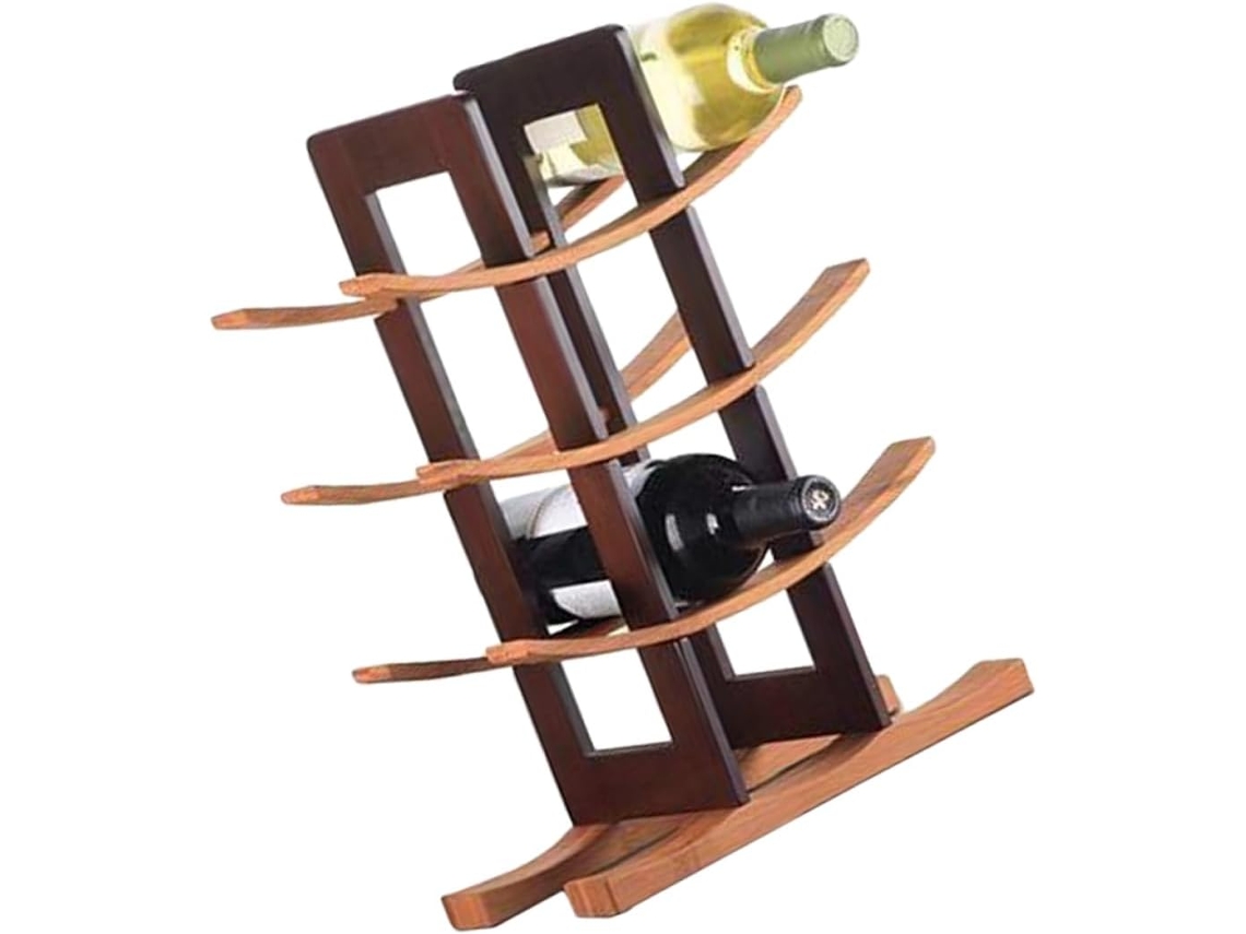 Botellero De Madera, Soporte Decorativo Para Botellas, Botellero Para El Hogar