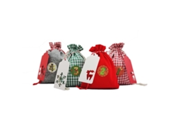 Bolsas De Tela Para Calendario De Adviento Diy, Decoración Y Pegatinas Con Números*