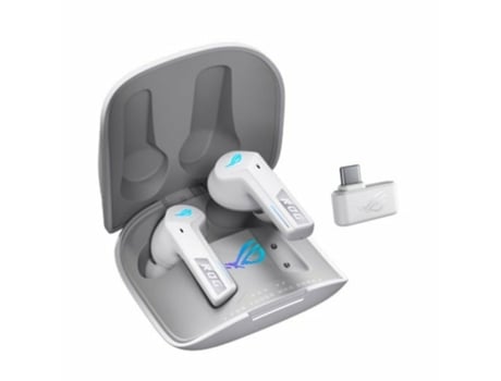 Auriculares Bluetooth ASUS ROG Cetra (Blanco - Multicolor - USB-C - Bluetooth - Inalámbrico - Radiofrecuencia - Bluetooth 5.3)