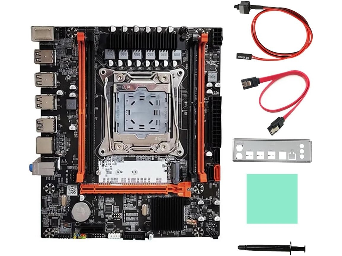 Placa Base De Escritorio X99h + Grasa + Buffer Lga2011 V3 B85 Ddr3x4 Chip