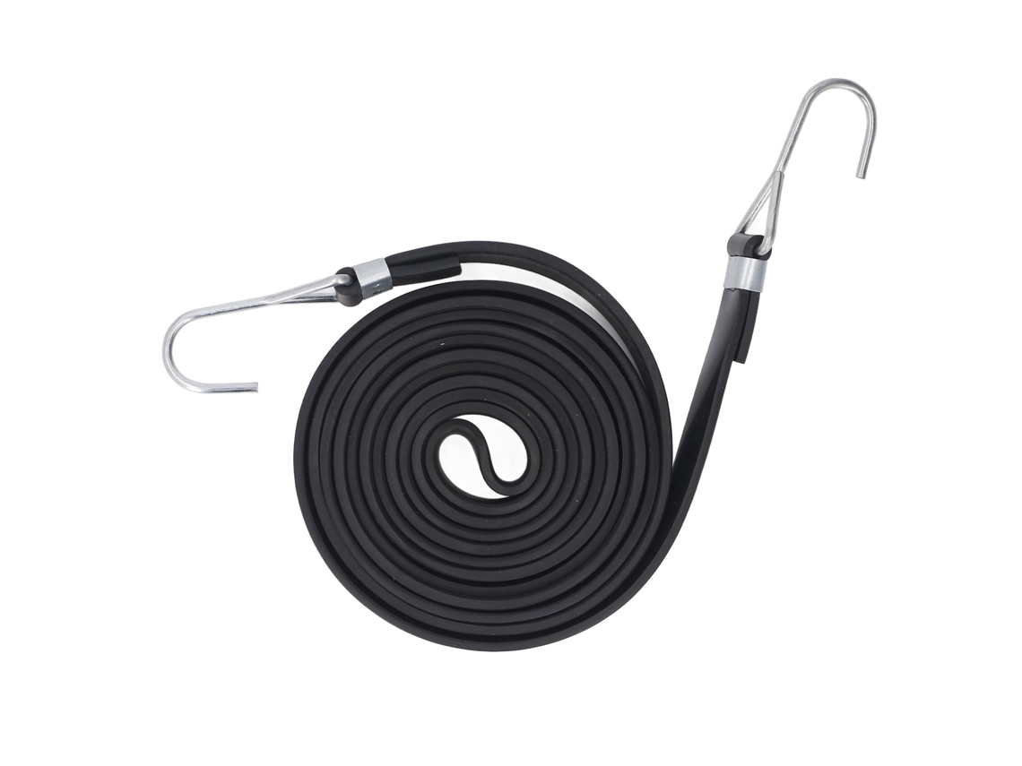 10 Cordones Elásticos Con Gancho De 2 Cm Y 2,5 M, Duraderos Para Actividades Al Aire Libre.