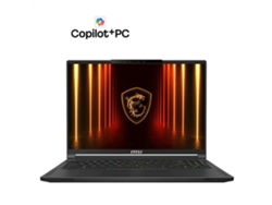 Laptop Msi 9s7-15fm35-012 (negro - 1 Tb Ssd - Enchufe Eu - 16" - Qwerty Español - 32 Gb Ram - Amd Ryzen 7 - Nvidia Geforce Rtx 5070)