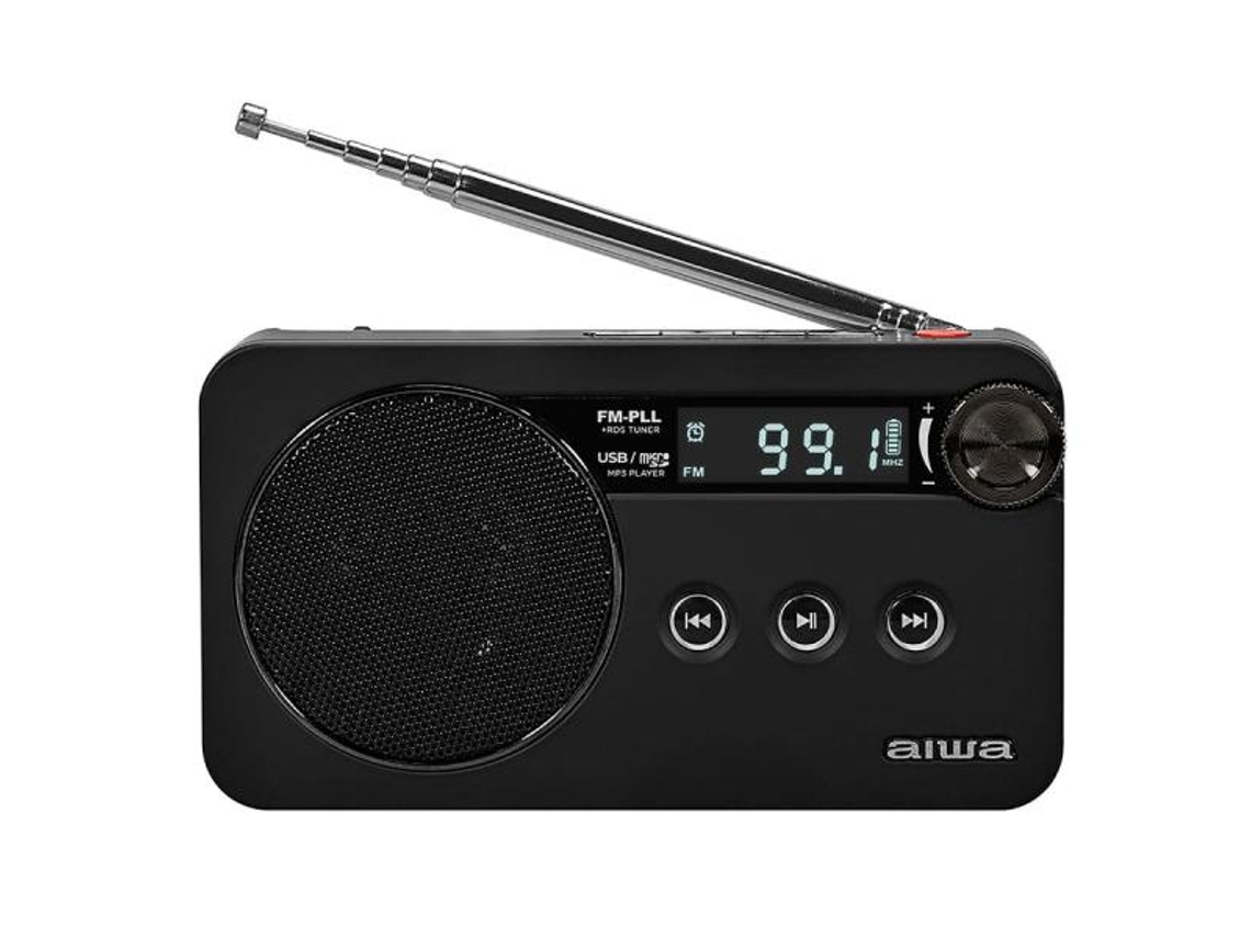 Radio Portátil AIWA Rs-77Pll-Bk Negro