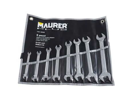 Juego llaves fijas maurer plus 8 pzas.