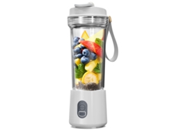 Exprimidor de frutas Eifson 180 W con USB, capacidad de 500 ml, velocidad de 18.000 RPM (blanco)