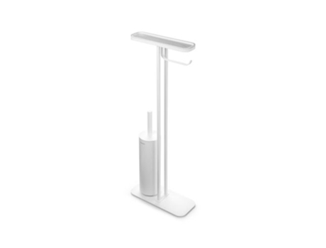Portarrollos + Cepillo de Baño y Estantería Blanco Infinite 303067 BRABANTIA