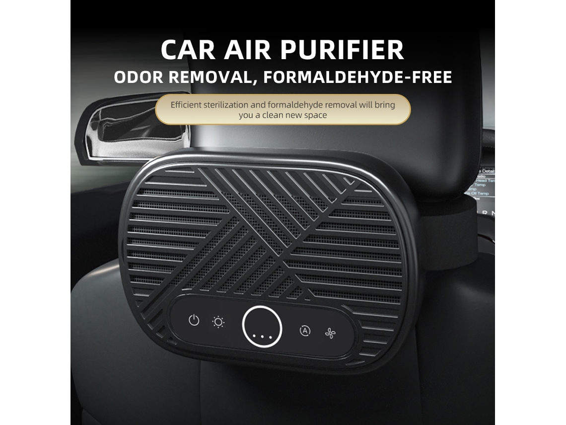Purificador De Aire Portátil Con Filtro Hepa H12 Para Coche Y Hogar, Iones Negativos Y Luz Violeta.