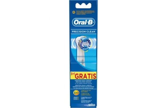 Cabezal de Recambio Oral B Precision Clean 3+1 Unidades