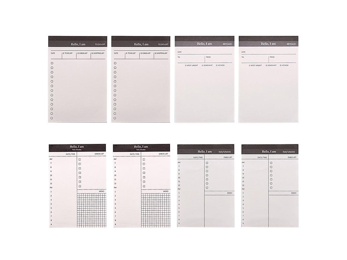 Bloc de notas de 8 piezas ALLINLESS