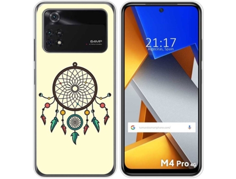 Carcasa para Xiaomi Poco M4 Pro 4G TUMUNDOSMARTPHONE Dibujos Atrapasueños Multicolor