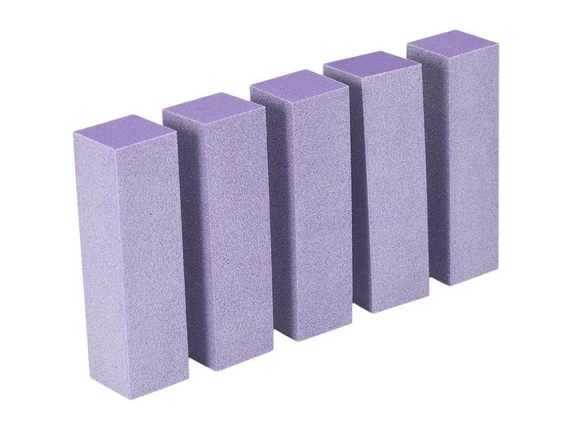 10 Bloques De Limas De Uñas De Alta Calidad Para Manicura Y Pedicura - Morado