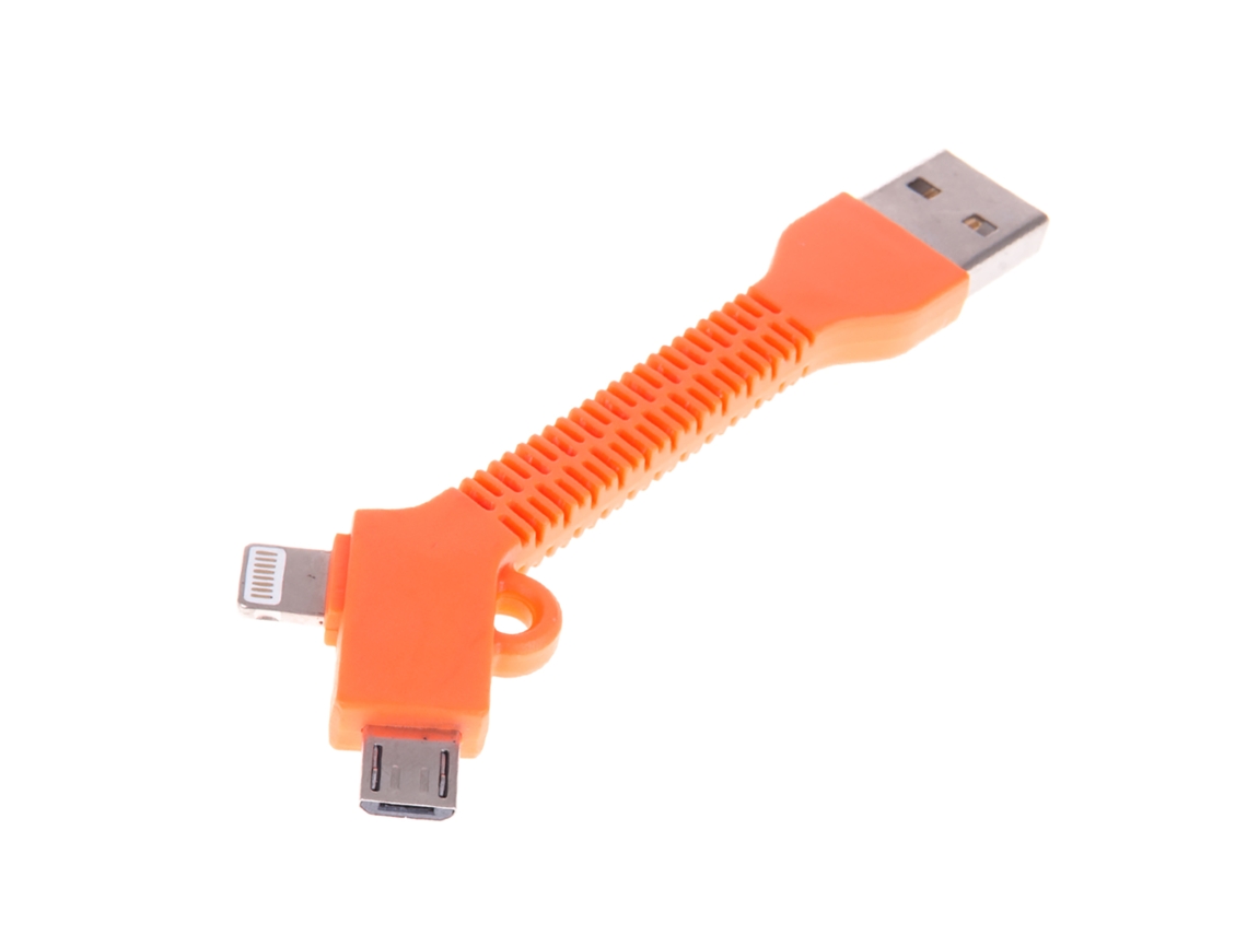 Conector 2 En 1 Semirígido Ip5/6 Y Micro Usb