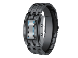 Reloj Deportivo Digital Led Binary Para Hombre Con Retroiluminación Azul, Resistente Al Agua Hasta 50 M.