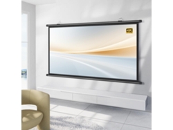 Pantalla De Proyección De Pared De 40", 50" Y 60" Para Cine En Casa, Manual, 4k, Para Uso Interior Y Exterior