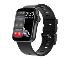 Smartwatch, 1.7, Cardiofrequenzimetro, Nero Bestvite