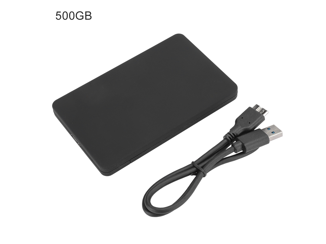 Disco Duro Externo Usb3.0 500gb Para Notebook Portátil Con Indicador Led Azul
