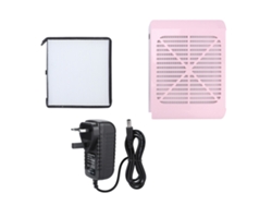 Aspiradora/recolector De Polvo De Uñas Portátil Rosa, 36 W, Enchufe Británico.