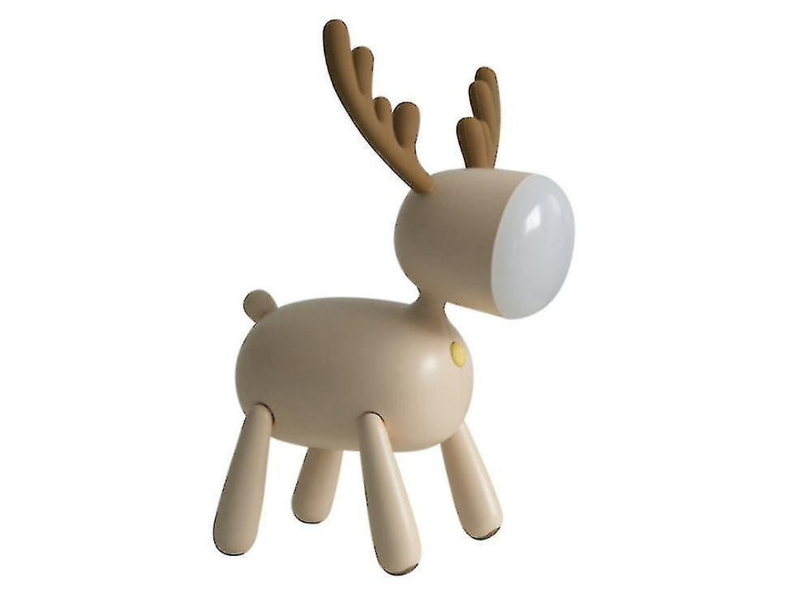 Luces de noche Iluminación ambiental Elk LED Lámpara de escritorio Lámpara de lectura Noche Lámpara de lectura USB Luces ajustables Oro SLD