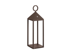 Lámpara De Mesa Led Portátil Picnic 2,2 W Ip54 2700 K Cri85 47 Cm - Corten - Grupo Rossini - Diseño De Aluminio Fundido A Presión