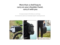 Jinwei-bolsa De Maletero Para Bicicleta De Gran Capacidad Reflectante Resistente Al Agua Para Portaequipajes Trasero
