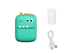 Mini Impresora Portátil Little Dinosaur Verde SIURN