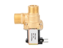 2026velora-válvula Solenoide De Latón Normalmente Cerrada, Conmutador De Entrada De Agua G1/2" (cc12v)