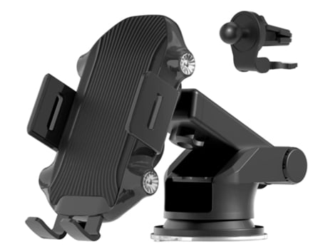 Cargador Ultra Wireless Car Auto Clamping Phone para Samsung Galaxy S22+/S22 5G/7/S22 Plus 5G/S22 Ultra 5G YIZHOOD Negro