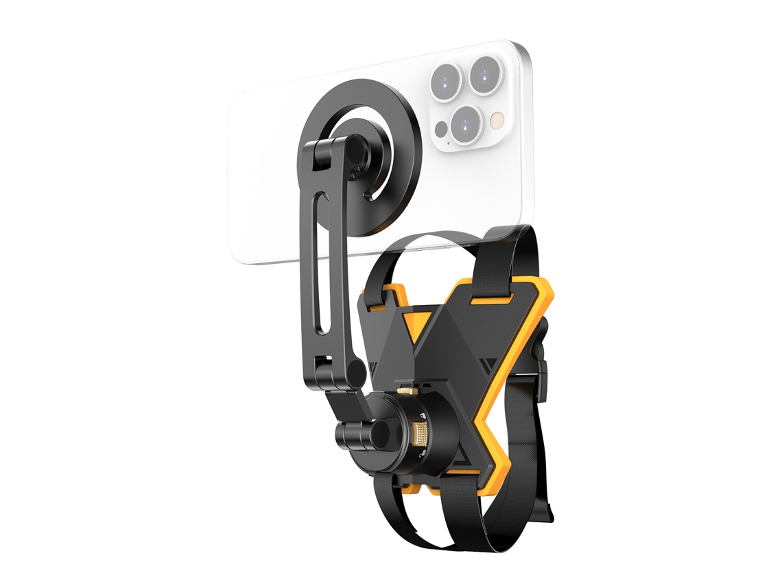 Sujetador De Barbilla Para Casco De Moto Con Montaje Magnético Rápido Y Adaptador Para Gopro Hero 12/11/10 Y Iphone 15/14/13/12