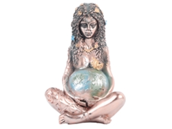 Estatua de resina de la Madre Tierra para jardín y hogar.