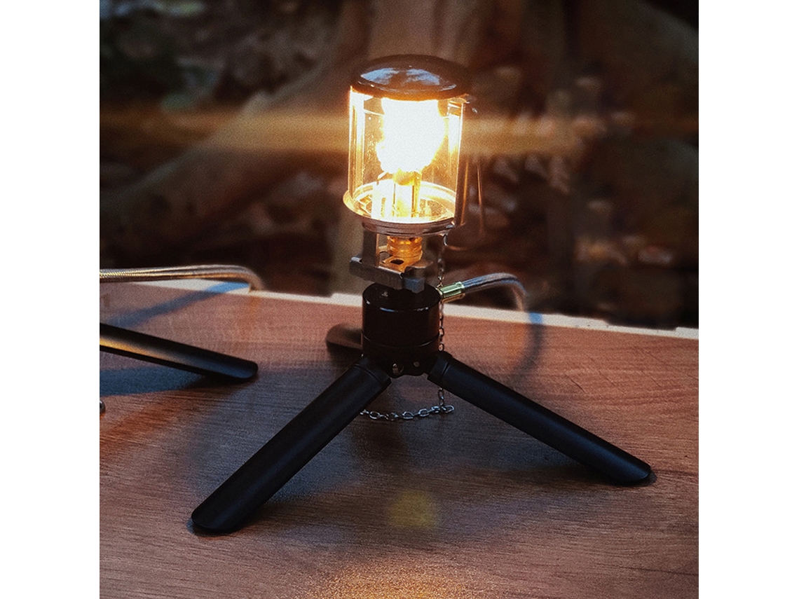 Lámpara De Gas Portátil Brillante Para Acampar, Linterna Con Trípode Para Picnic, Pesca, Jardín, Hogar.