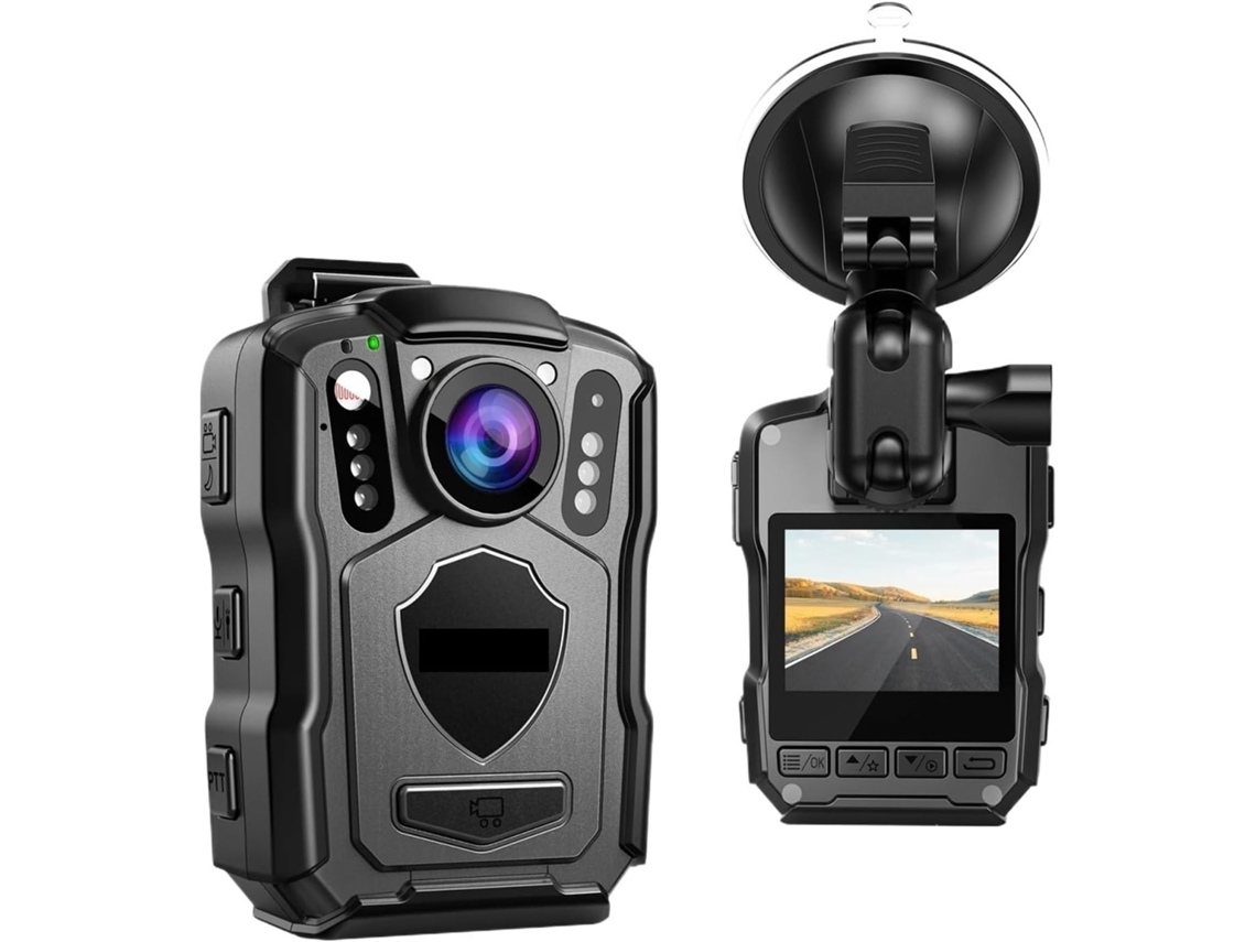 Cámara Corporal Policial M5, Grabadora Gps 1440p, 128 Gb, Visión Nocturna.