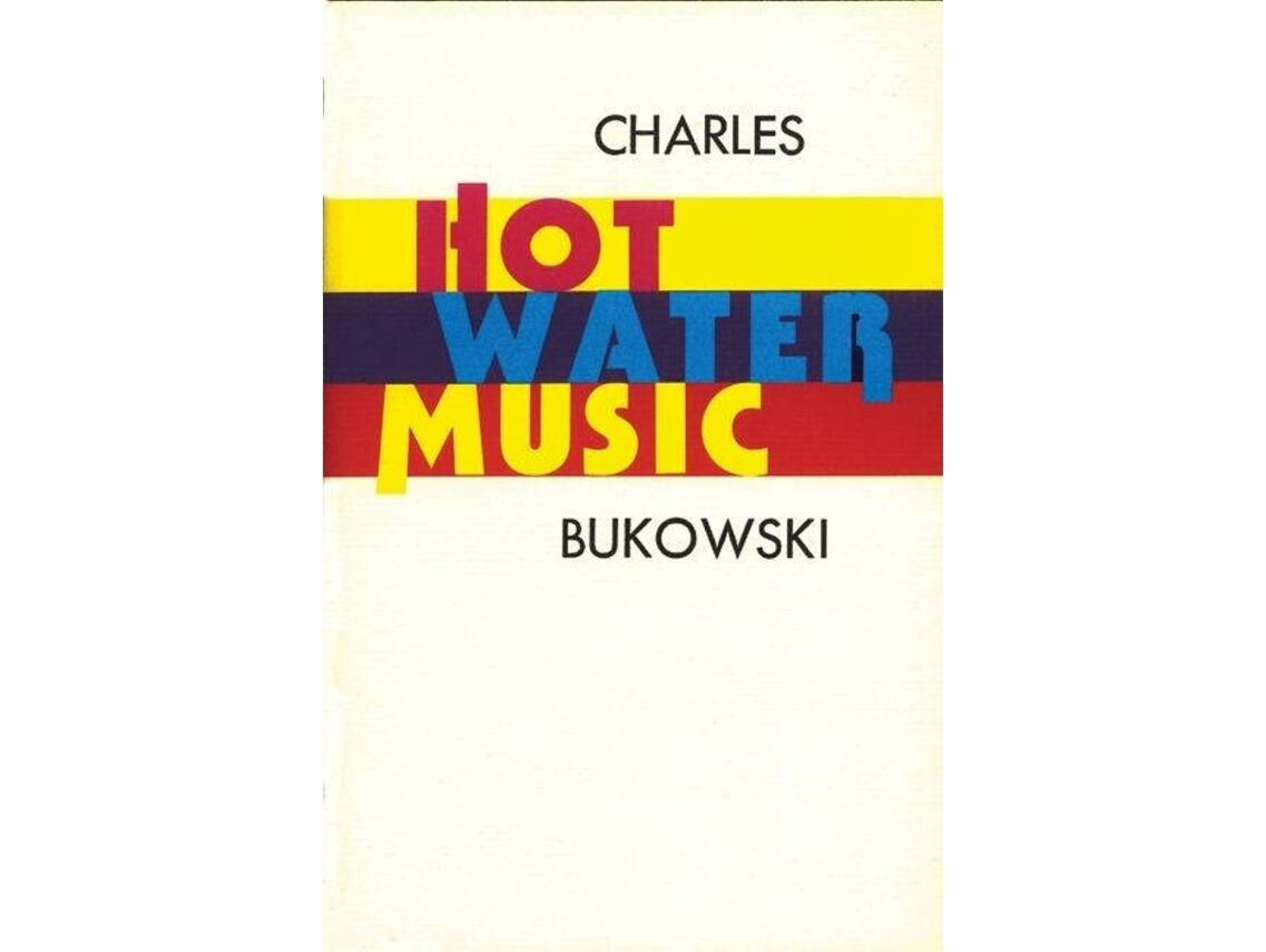 Libro Hot Water Music de Charles Bukowski (Inglés)