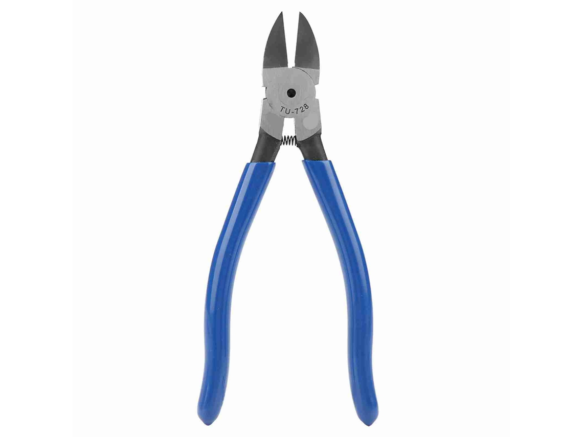Alicate Diagonal De 8 Pulgadas Con Boca De Cabelo Para Corte De Hilos Y Cables, Herramienta De Corte