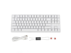 Teclado Mecánico Con 80 % De Ancho, 87 Teclas, Bluetooth 5.0 Inalámbrico De 2,4 Ghz, Retroiluminación Rgb Para Juegos.