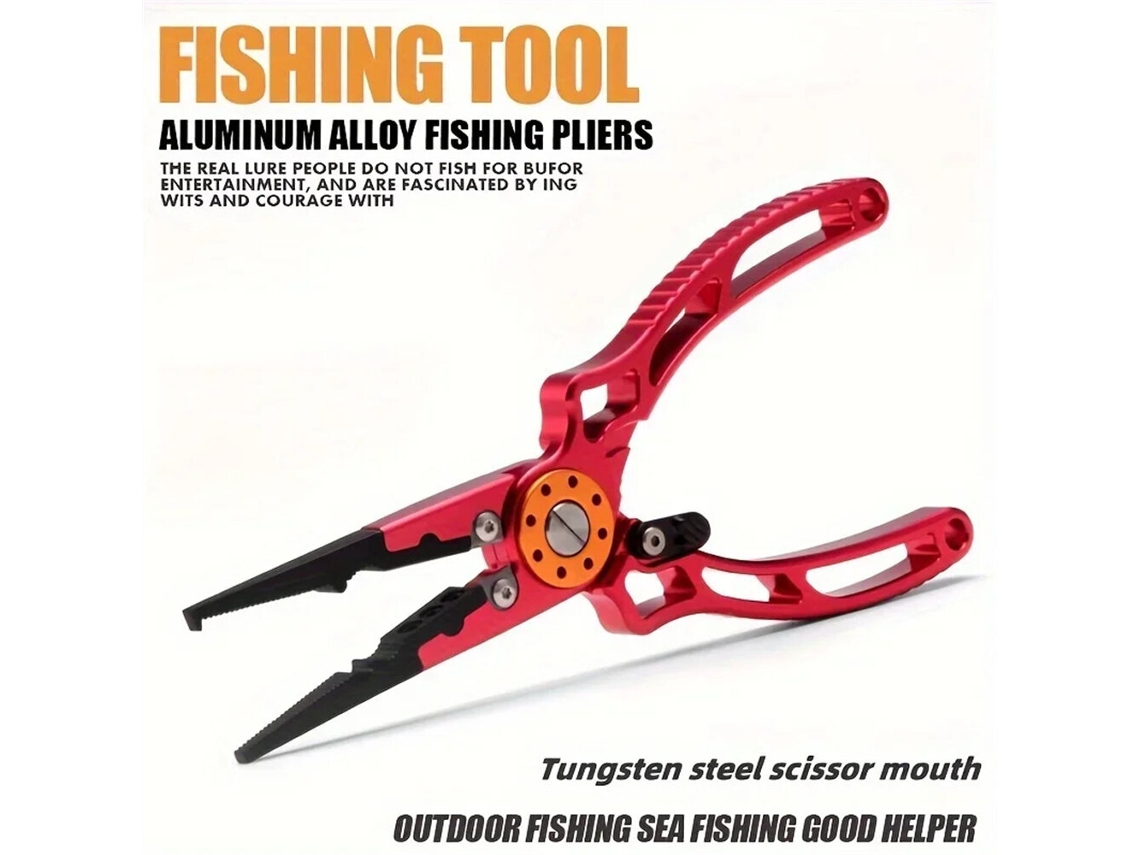 Alicates De Aluminio Para Aviación Ipree Grises Multifuncionales Para Pesca Herramientas Para Pesca Al Aire Libre Control De Peces Y Corte De Sedal