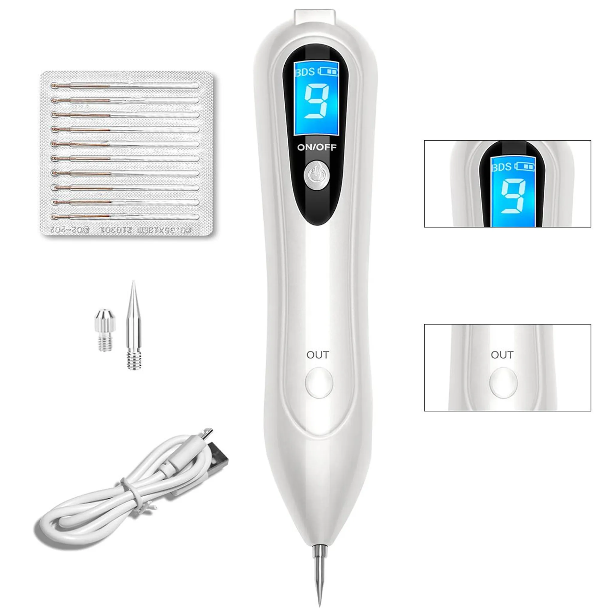 Lápiz eléctrico para el cuidado de la piel YANYXR, reductor de manchas de la edad.