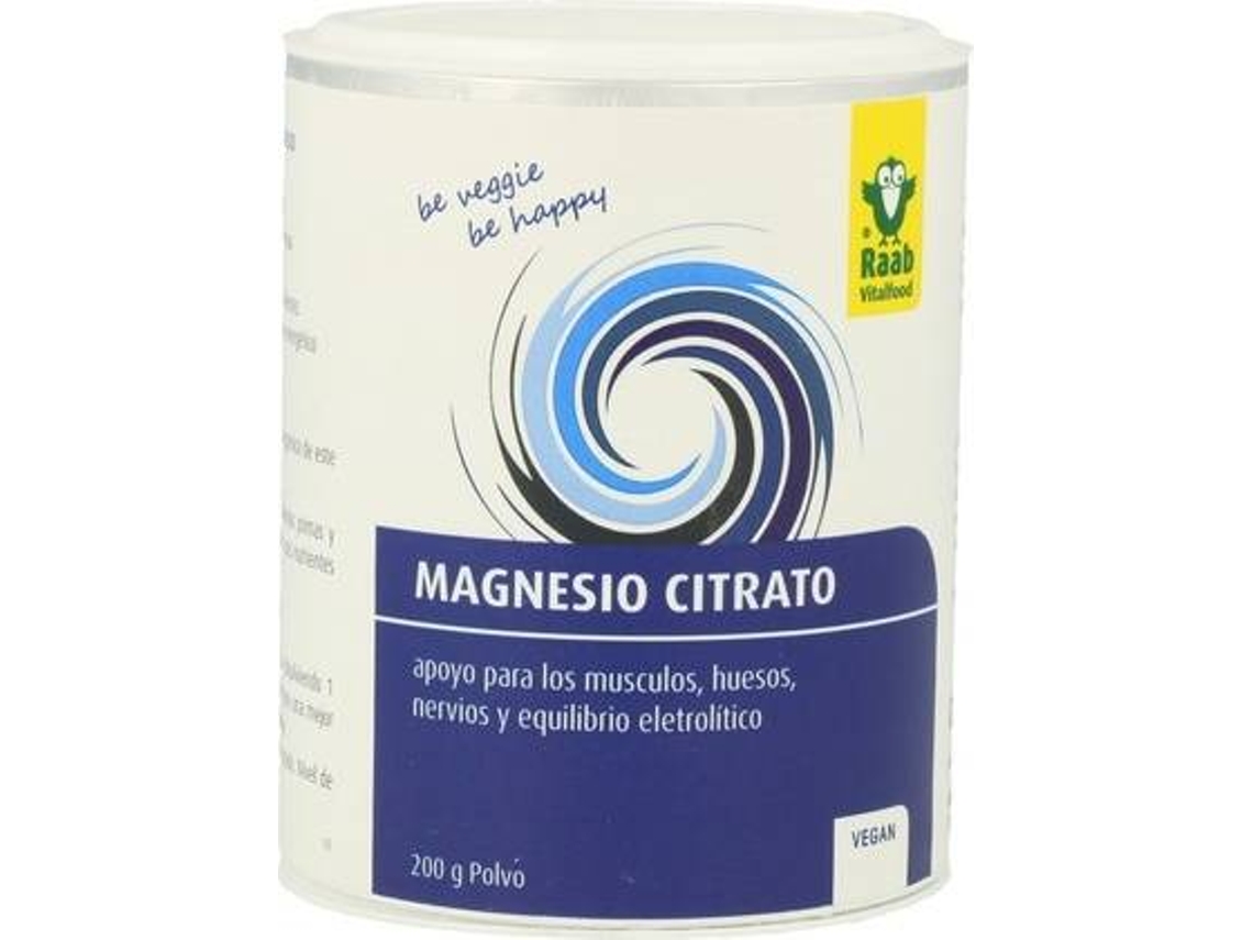 Complemento Alimentar RAAB Citrato De Magnésio (200 g)