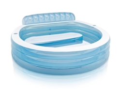 Piscina Hinchable con Banco 229 x 218 x 79 cm Intex 57190