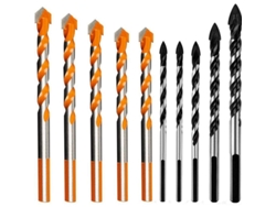 10 Brocas De Mampostería De Carburo De Tungsteno 6mm/8mm/10mm/12mm Para Baldosas, Concreto Y Madera
